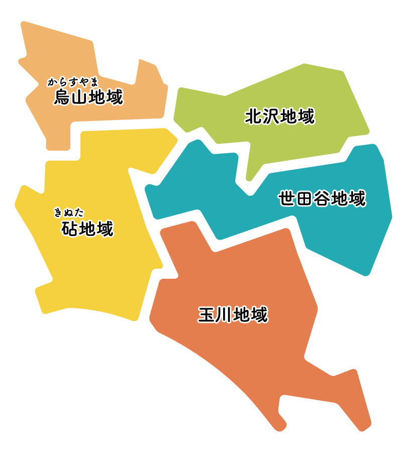 世田谷区地図